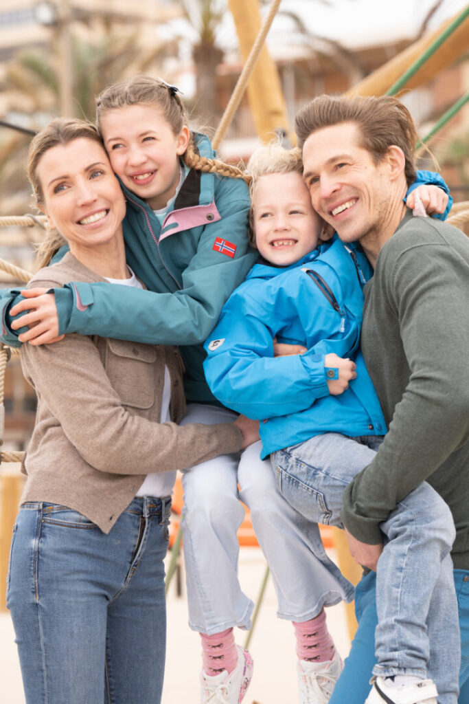 Anni & Steffen mit Kids